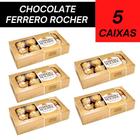 Kit Bombom Ferrero Rocher Chocolate - 5 Caixas