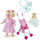 Kit Bonca Rafaeli Peças de Médicos + Naninha Urso e Carrinho - Milk Brinquedo