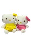 Kit Boneca Pelúcia Infantil Hello Kitty 20cm Charmosa - OMFkids