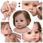 Kit Boneca Reborn Molde Corpinho Silicone Menina Valentina - Toys 2U