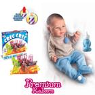 Kit Boneco Bebe Reborn Menino +Festinha Bolo Vela Brigadeiro - Milk Brinquedos