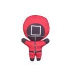 Kit Boneco De Pelucia Squid Game Round 6 Vermelho 26Cm - TIKTOYS