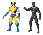 Kit Boneco Wolverine E Pantera Negra Hasbro Olympus 24cm