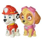 Kit Bonecos Skye E Marshall Patrulha Canina Cofrinho Vinil - Lider