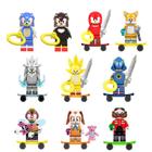 Kit C12 Sonic Bonecos Blocos De Montar Minifigure Lançamento