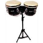 Kit Bongô 7X8 Tb011 + Pedestal Hpb01 Torelli