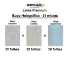 Kit Bopp Holográfico 3D - 31 Micras - 60 Folhas A4