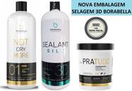 Kit Borabela 3d Selagem + Shampoo Antiresiduos + Pratudo 1kg