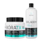 Kit Bórabella Máscara Bóratx 1kg +Selagem SealantSilk 3D 1L