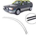 KIT Borracha 2 Calhas Friso de Teto PVC Volkswagen Gol G1 Quadrado 1980 até 1995