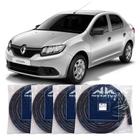 Kit Borracha 4 Portas Guarnição Renault Logan 2015 Em Diante