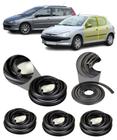 KIT Borracha das 4 Portas e Mala Peugeot 206 207 306 307 406