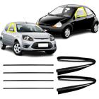 Kit Borracha Vidro Canaleta E Pestana Ford Ka 1997 A 2014 - Disk Bor