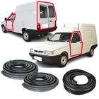 Kit Borrachas Vedação Portas + Bau Fiorino 1987 A 2013