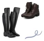 Kit Bota E Coturno Feminino Top Super Confortavel expresion BR 2