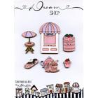 Kit Botão Patch Dream Shop Confeitaria - 6 Unidades