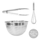 Kit Bowl C/ Pegador E Fuê Em Inox