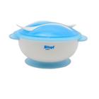 Kit Bowl Com Tampa E Talher Azul - Zoop Baby