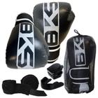 Kit Boxe Bks Luva Bandagem Bucal Feminino Profissional