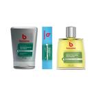 Kit Bozzano Refrescante Creme Barbear+Gel E Loção Pos Barba