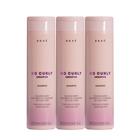 Kit Braé Go Curly Crespos - Shampoo 250ml (3 unidades)