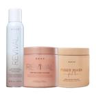 Kit Braé Revival Duo Mask Fiber Intense Shine Spray (3 Produtos)