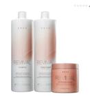 Kit brae revival salo trio shampoo 1 l + condicionador 1 l + mascara 500 g