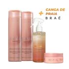 Kit Braé Revival Shampoo 250ml, Condicionador 250ml, Beach Hair 260ml, Máscara 200g + Canga Braé