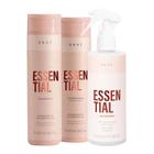 Kit Braé Shampoo Essential 250ml, Condicionador 250 ml, Fluído Antiquebra 260ml