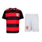 Kit Braziline Flamengo Mini Craque Preto e Vermelho - Infantil