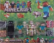 Minecraft - Kit 12 Miniaturas - Brinquedo Coleção Bonecos - Megafull - Boneco  Minecraft - Magazine Luiza