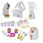 Kit Brinquedo Cozinha Princesa Doce Louça Air Fryer 24Pç