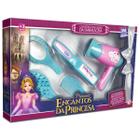 Kit Brinquedo De Beleza Encantos da Princesa 5 Peças