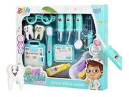 Kit Brinquedo Dentista Infantil Com Acessórios (Azul)