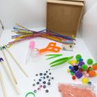 Kit Brinquedo Educativo Estimulação Criatividade Coordenação