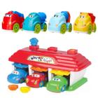 kit Brinquedo Infantil Baby Garagem C/ 4 Carrinhos Profissão - Big Star