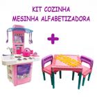 Kit Brinquedo Infantil Big Star Cozinha Rosa Mesinha Tritec