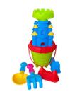 Kit Brinquedo Praia Infantil Balde Castelo com acessórios