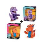 Kit Brinquedos Dinossauros Dragon Toy e Tirano Toy em Vinil