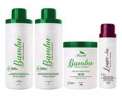 Kit Broto de Bambu Shampoo, Condi, Masc 1L Leave-in Aramath