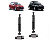 Kit Bucha Do Amortecedor Traseiro Peugeot 206 207 - Hafir