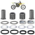 Kit Bucha do Garfo Traseiro e Retentores Rmz 250 2004 A 2006 16 Peças - Danidrea