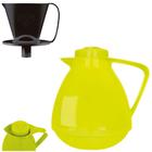 Kit Bule Térmico Amare 650ml + Suporte Coador Café 102 - Mor