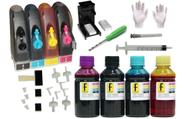 Kit Bulk Ink + 400ml Tinta - JK