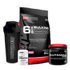 KIT Bulking Protein 6kg + POWER Creatina 100g + Glutamina 500g + Coqueteleira - Bodybuilders