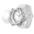 Kit Bumper + Película Fosca Para Galaxy Watch 6 Classic - Prata