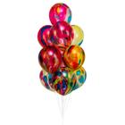 Kit Buquê Balões Látex Tie-Dye Translucido - Buque com 10 Balões - 1 unidade - Regina - Rizzo