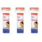 Kit C/03 Apolo AlgodÃO Disco Ziplock 35g