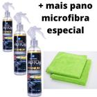 Kit C/ 03 Auto Protection Titanium Pocket 300ml + 3 Flanelas ecotrend