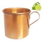 Kit C/10 Caneca Copo Moscow Mule Alumínio Cobre 350ml Drink